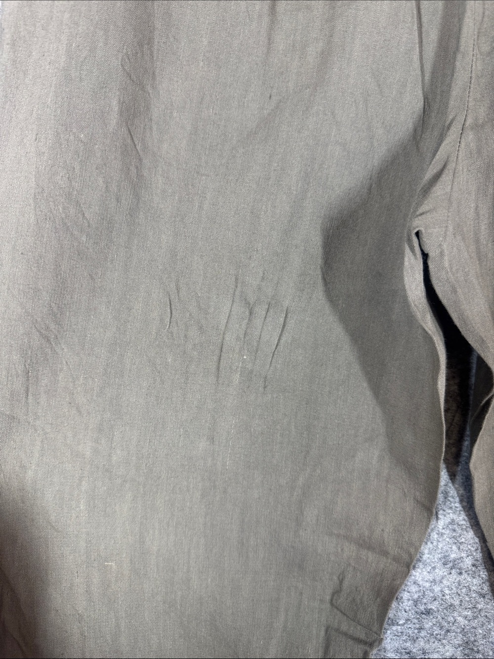 Babaton Linen Blend Pull On Pants Size S Relaxed Minimalist Trousers Office Chic - Picture 10 of 13